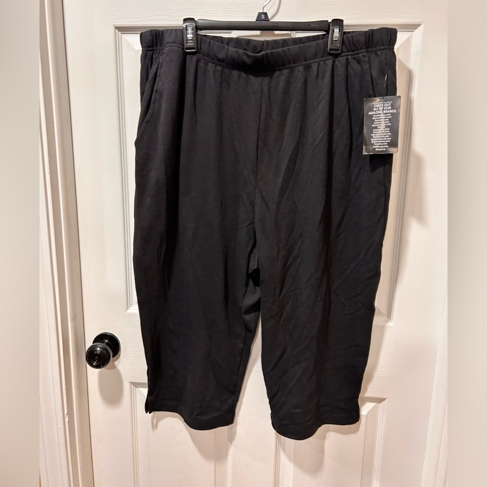 Jessica London Charcoal Capri Pants